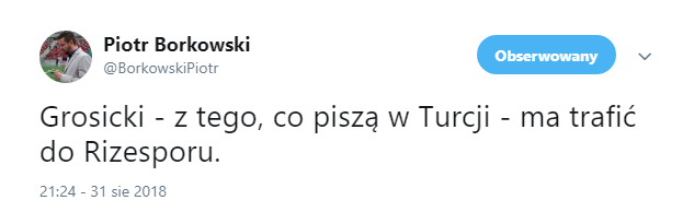 To może jednak Rizespor?